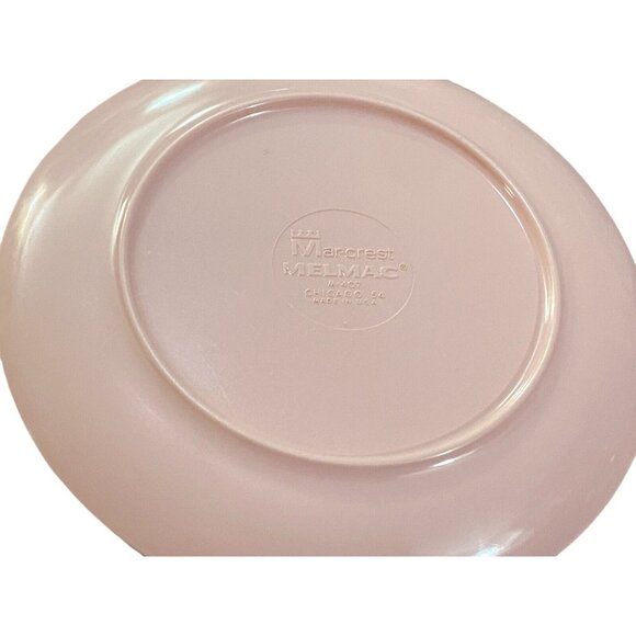 Marcrest Melmac Pink Coral Bread Side Plates, Sm & Med Bowls Lot MCM Mar-crest - Picture 5 of 8